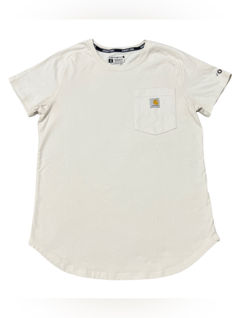 Carhartt Off-White Short-Sleeve Pocket Tee
